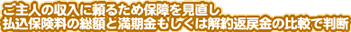 l̎ɗ邽ߕۏ@ی̑zƖ͉Ԗߋ̔rŔf