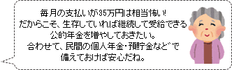 左表は、あくまで標準世帯。現実とは少し異なるよ。